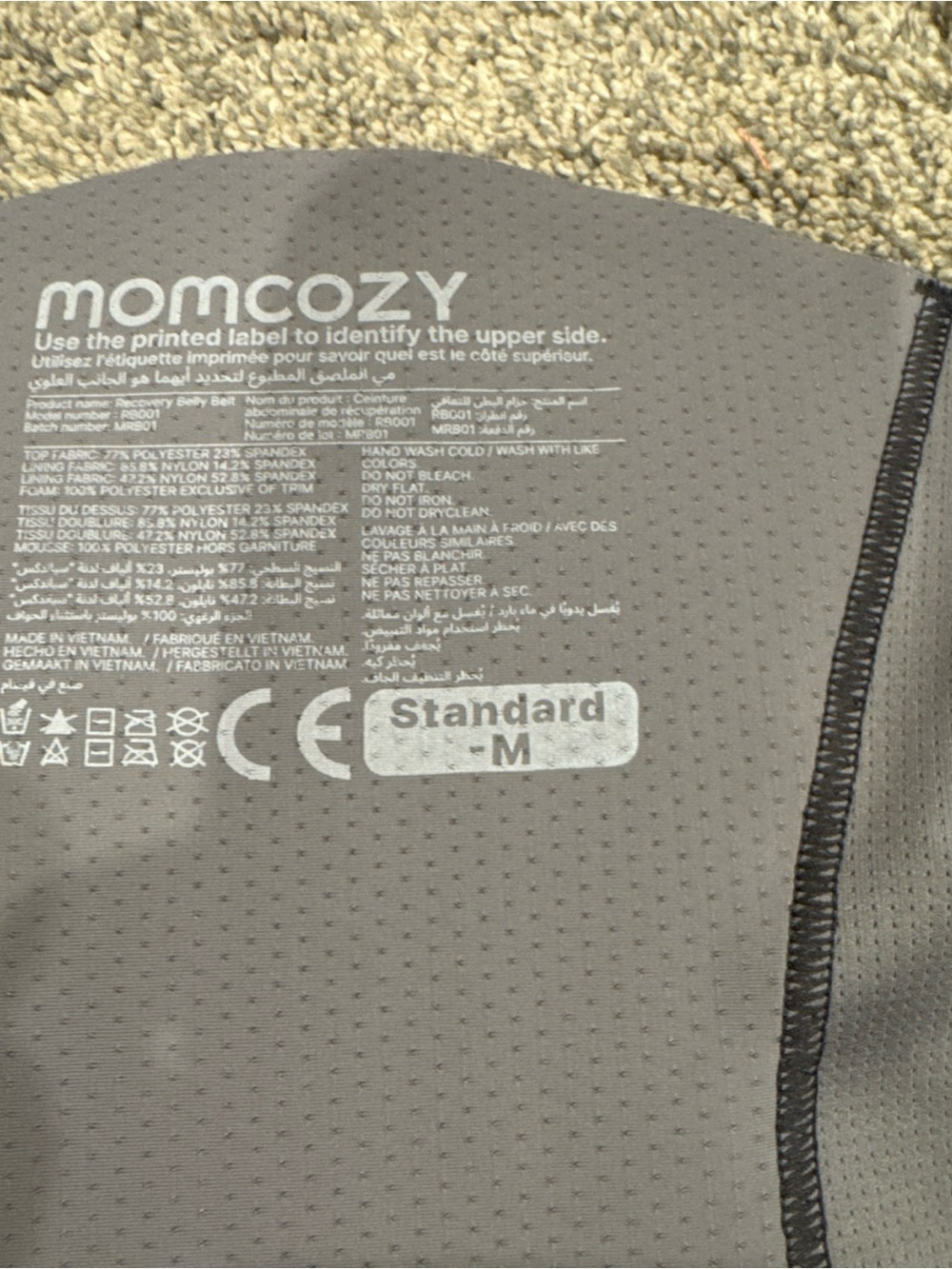 Momcozy Ergowrap Postpartum Belly Band M - Picture 2 of 3